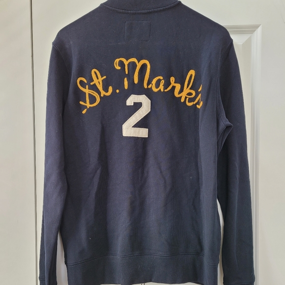 J.Crew Stadium Fleece Track Jacket - Picture 6 of 8